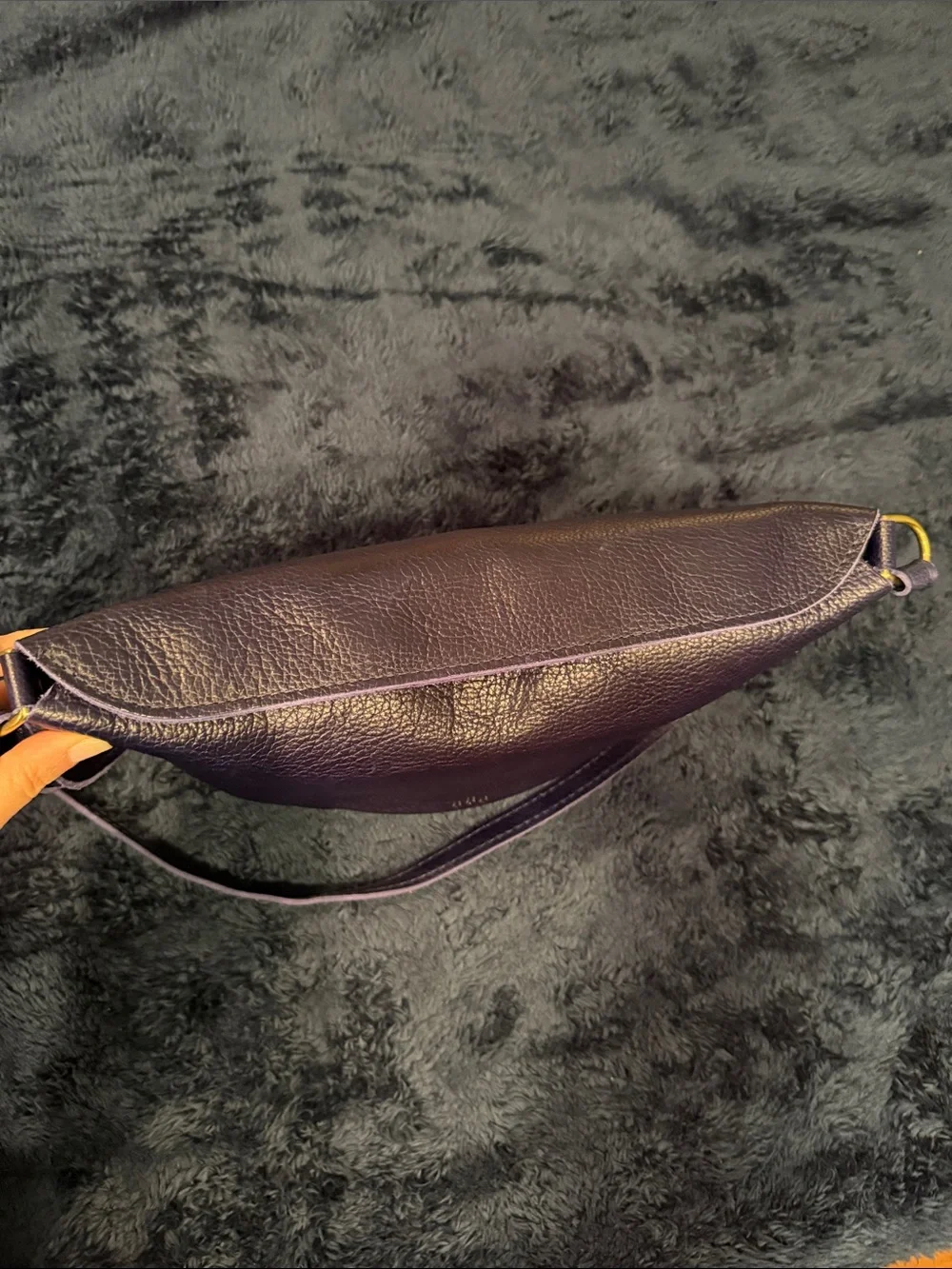 Portland Leather Large Women's Koala Bag in Colbalt - Picture 5 of 5